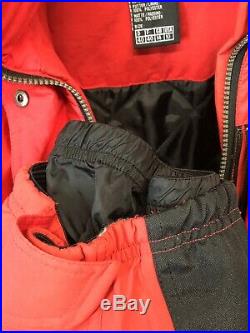 MENS SCHOFFEL Vintage Goretex 3-in-1 Insulated Red Ski Suit Jacket Pants #414