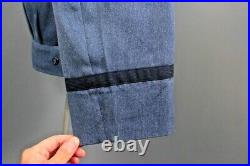 Men's 1970s 1980s NOS Blue Post Office Mail Carrier Jacket S Long 70s 80s