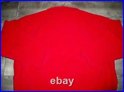 Men's Eastern Mountain Sports Vintage Fleece Sherpa Pullover Red Snap-T 90s XXL
