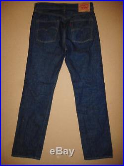 Men's LVC Levi's Vintage Clothing Cone Mills Selvedge 1947 501 XX Jeans 34X32 E5
