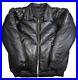 Men’s V-BOMBER Genuine Lambskin Leather Jacket GOOSE DOWN SIZE XLARGE