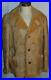 Men’s Vtg Marlboro Man Sears Shearling Sheepskin Leather Rancher Jacket! 42 Tall