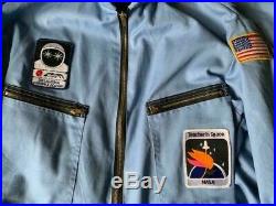 Men's vintage Flight Apparel NASA Flightsuit coveralls Aerospace Academy size M