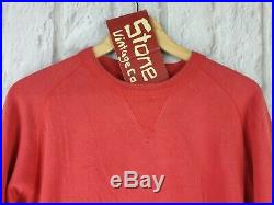 Mens Levis Vintage Clothing LVC Red Bay Meadows Crew Sweater Jumper £175 New S M