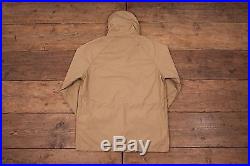 Mens Vintage 1960s! Woolrich Full Zip Brown Parka Jacket Size M 40 R4395