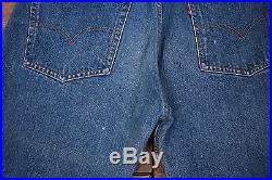 Mens Vintage 1970s Levis 501 Selvedge Stonewash Blue Jeans 32 X 30 R5004