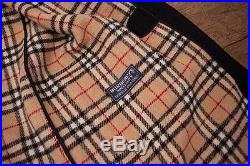 Mens Vintage Burberry 100% Wool Overcoat Duffle Coat Black. 40 M R3435