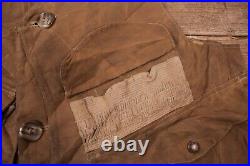 Mens Vintage CC Filson Beige Tan Tin Cloth Hunting Vest Jacket L 42 XR 8397