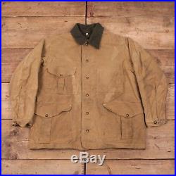 Mens Vintage Filson 64L Tin Cloth Hunting Jacket Coat USA Medium 40 XR 10101