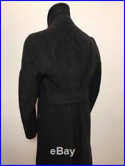 Mens vintage 1920's 1930's 1940's Savile Row belted grey overcoat size 42