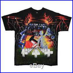 Metallica Shirt Vintage tshirt 1991 Album Collage All Over Print tee 90s Origina