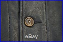 Mr Mister Freedom 1930s vintage black Campus Italian Leather Cossack Jacket USA