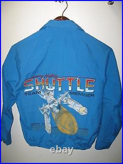 NASA Space Shuttle Team Member Angel Town Vintage 1980's USA On Deck Jacket Sm