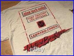NATURAL BORN KILLERS 1994 NIN RAGE AGAINST THE MACHINE XL shirt vtg promo rock