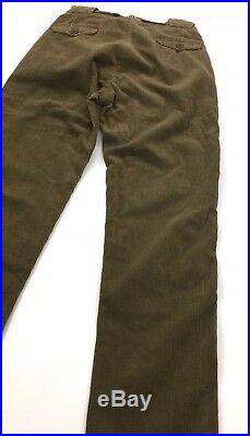 NEW Levi's Vintage Clothing LVC 1920's Corduroy Patch Pants Trousers Mens Sz 29