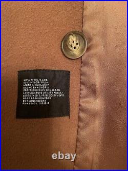 NEW Stafford Chocolate Brown Wool Topcoat