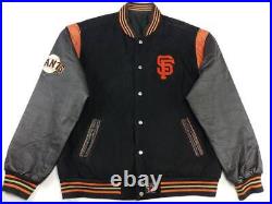 NFL New York Giants Jacket, Jeff Hamilton, vintage, JH Design, wool coat size L