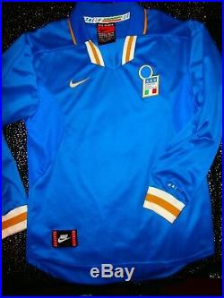 NIKE SUPREME VTG 1996 EURO CUP Italy Italia Soccer Jersey Shirt Football XL 90's