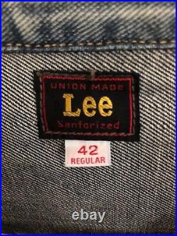 NWT Lee Riders Denim Jacket Union made Size 42