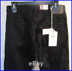 NWT Levis Vintage Clothing LVC Mens 1969 606 Jeans 33x32 Black MSRP$198