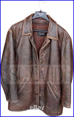 New Dean Winchester Supernatural Distressed Brown 100% Real Leather Jacket Coat