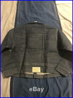 New Levi's Levis Vintage Clothing LVC 1880 Cone Denim Jacket Men Large