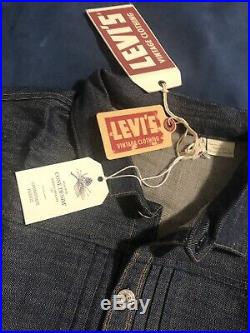 New Levi's Levis Vintage Clothing LVC 1880 Cone Denim Jacket Men Large