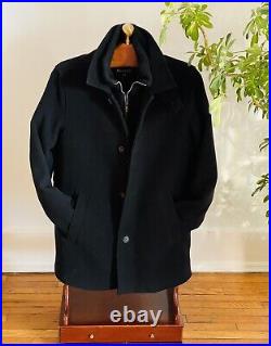 Niccolini Elegante Black Car Coat New. Size S