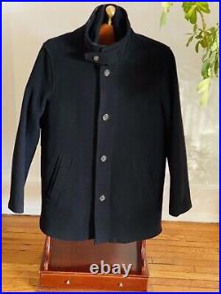 Niccolini Elegante Black Car Coat New. Size S