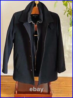 Niccolini Elegante Black Car Coat New. Size S