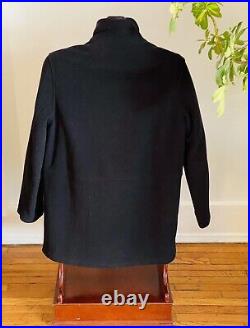 Niccolini Elegante Black Car Coat New. Size S