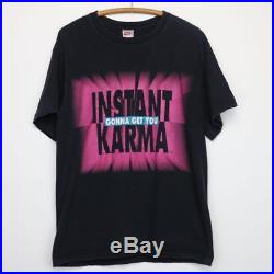 Nike Shirt Vintage tshirt 1990s Instant Karma Gonna Get Join The Human Race