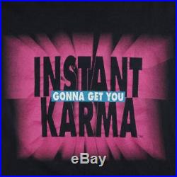 Nike Shirt Vintage tshirt 1990s Instant Karma Gonna Get Join The Human Race
