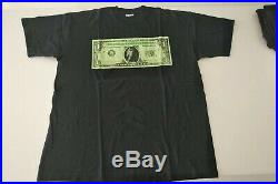 Nirvana Kurt Cobain T-shirt Nevermind Vintage 90s Tee Shirt Black XL X-Large