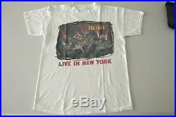 Nirvana T-shirt MTV Unplugged vintage 90s Tee Shirt Medium White Kurt Cobain