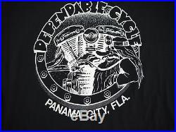 Nos Vintage 1985 Harley Davidson Motorcycles Righteous Ruler 3d Emblem T Shirt