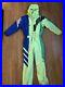 OBERMEYER Rocket Ski Suit Men’s Sz M Neon Green One Piece Vintage 80’s Snowsuit