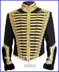 Officers Napoleonic Hussars Uniform Military Tunic Pelisse Jacket