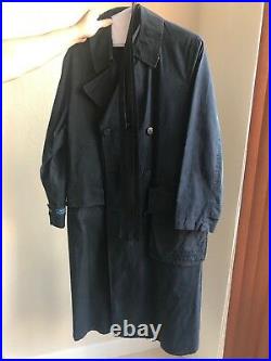 Officine Panerai Navy Duster Style Trench Coat Medium Ankle Length Ultra Rare