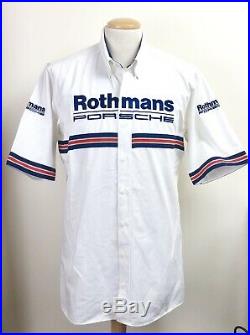 Original 1985 Rothmans Porsche 962 Pit Crew Shirt Vintage Le Mans