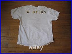 Original 1990s Nirvana In Utero tee shirt, Vintage Rock T