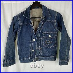 Original 1st Model 1928 Levis Buckle Back Denim Jacket