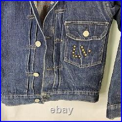 Original 1st Model 1928 Levis Buckle Back Denim Jacket