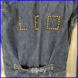 Original 1st Model 1928 Levis Buckle Back Denim Jacket