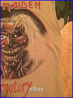 Original Iron Maiden Alive in the East Purgatory 1981 camoshirt. Judas pries, Dio