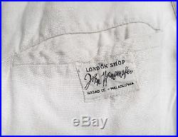 Original Vintage Circa 1910- 1920's White 100% Linen Blazer Jacket Size 38 / 40