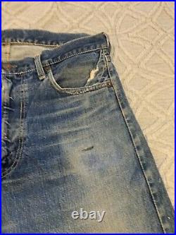 Original Vintage Levi's 505-0217 Big E Redline Selvedge Denim Jeans 33 32 36 K