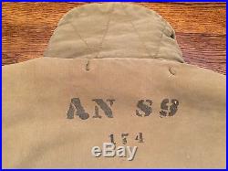Original WW2 N-1 Deck Jacket USN Alpaca Lined, 40, Stenciled
