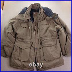 Outdoor Adventures Winter Coat Vintage XXL Military Green Hunters Jacket