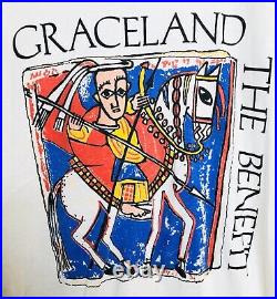 Paul Simon 1987 Graceland Benefit USA Concert Vintage Garfunkel Tour T-Shirt